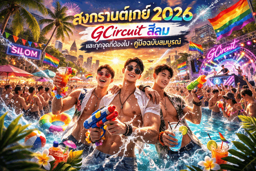 สงกรานต์เกย์ 2026 gcircuit สีลม และทุกจุดที่ต้องไป คู่มือฉบับสมบูรณ์