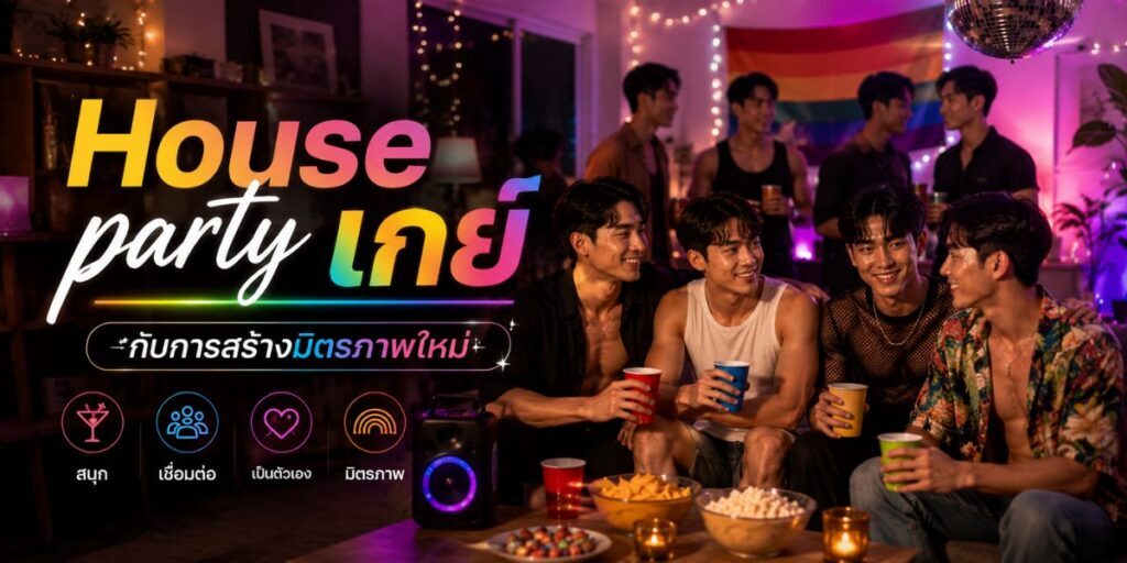 House party เกย์ ไอเดียจัดปาร์ตี้ที่บ้านให้สนุกและปลอดภัย