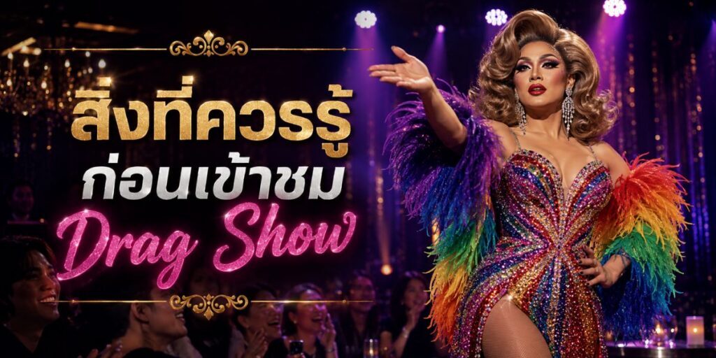 สิ่งที่ควรรู้ก่อนเข้าชม Drag Show