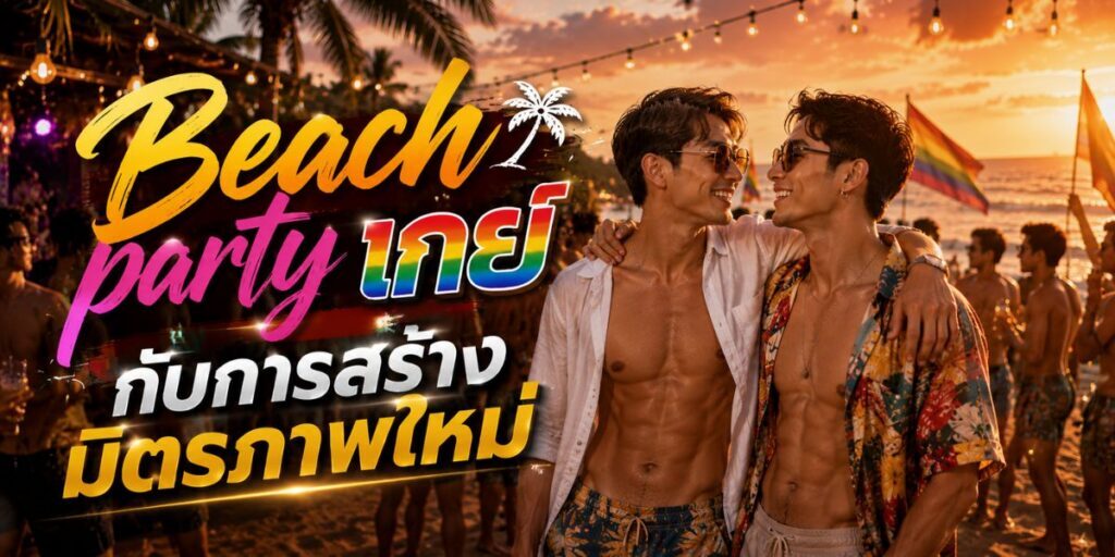Beach party เกย์ กับการสร้างมิตรภาพใหม่