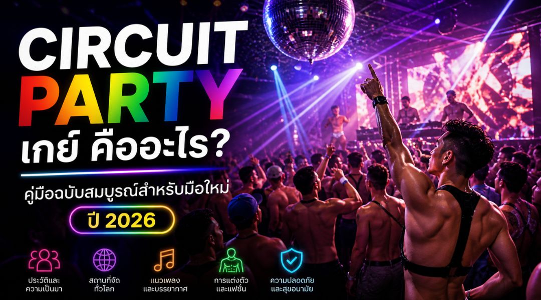 circuit party เกย์ คืออะไร คู่มือฉบับสมบูรณ์สำหรับมือใหม่ปี 2026