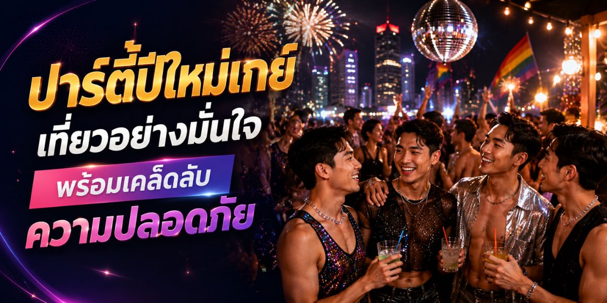 ปาร์ตี้ปีใหม่เกย์ เที่ยวอย่างมั่นใจ พร้อมเคล็ดลับความปลอดภัย